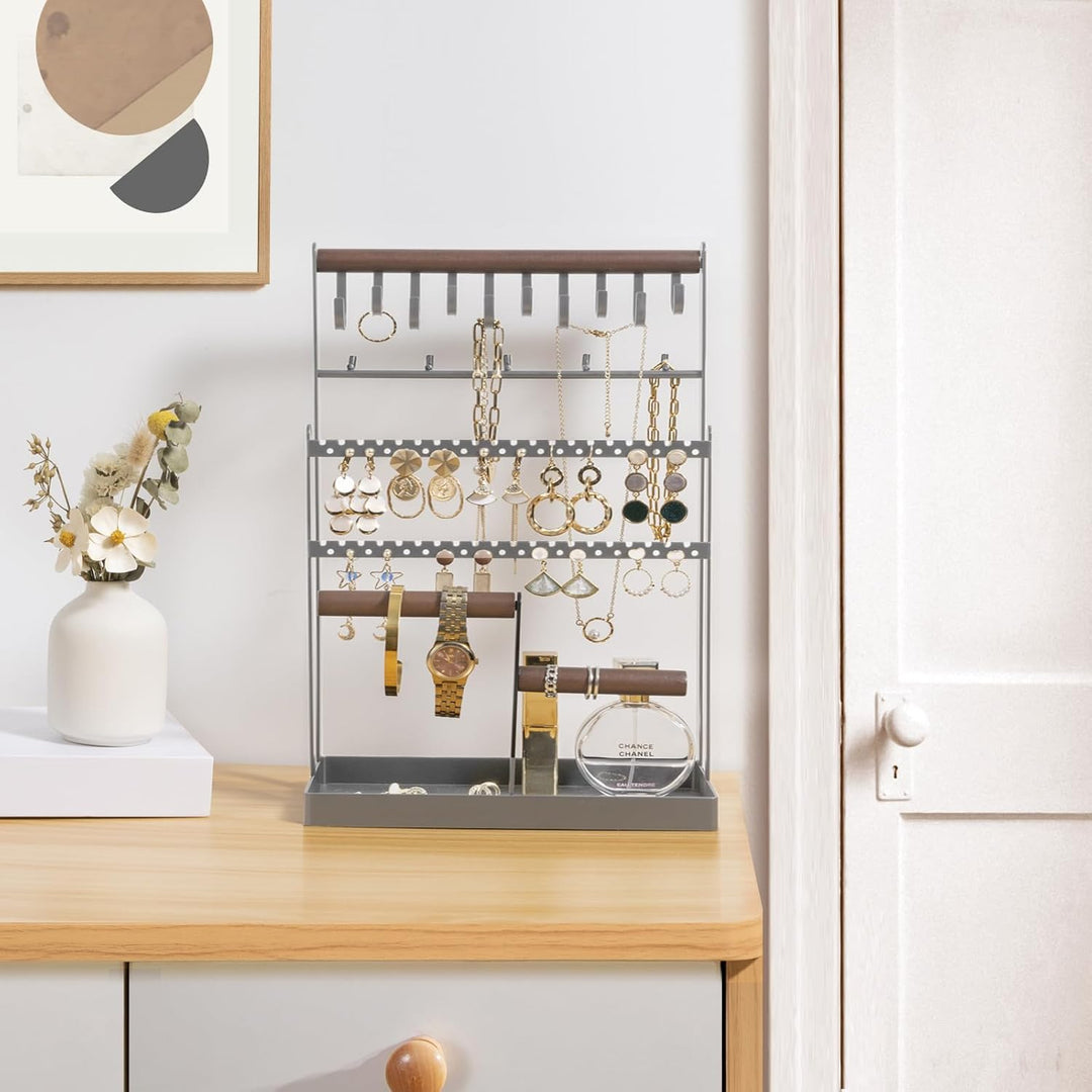 ProCase Schmuckständer Schmuckhalter für Ohrring Ohrstecker Ketten Schmuck Organizer Jewelry Ständer