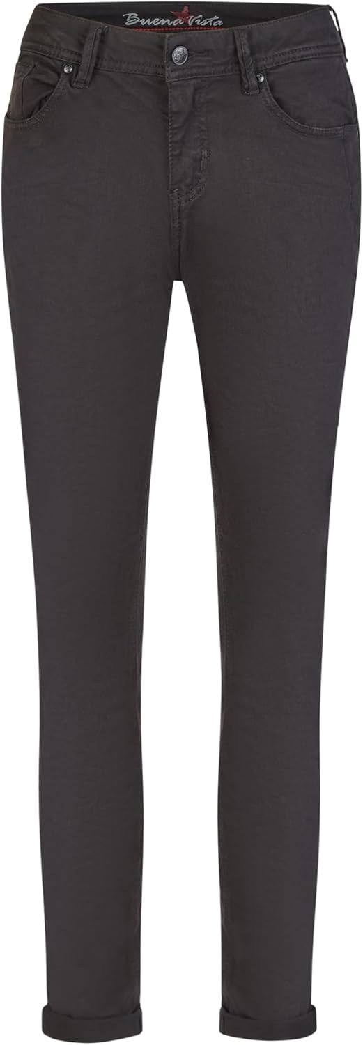 Buena Vista Damen Hose Malibu-Zip high stretch twill (DE/NL/SE/PL, Alphanumerisch, XS, Regular, Regu