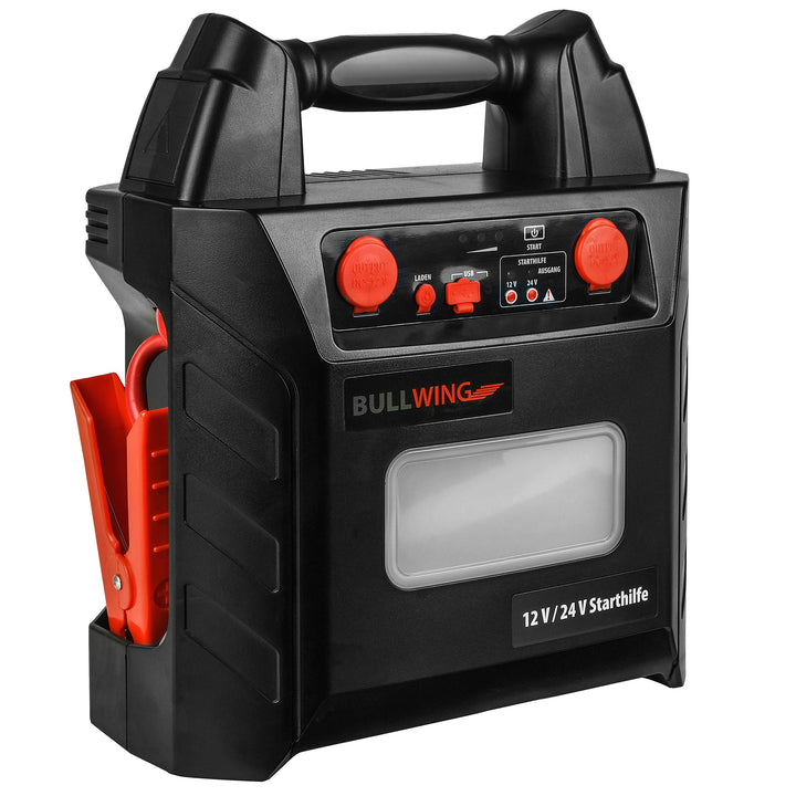 Bullwing Starthilfe Powerbank 24V LKW 900A Auto 12V