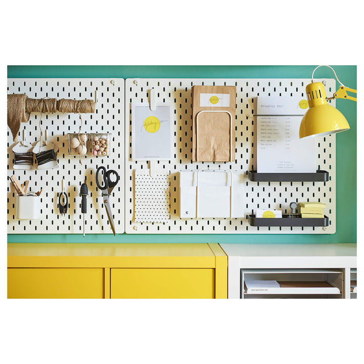 Ikea skådis pegboard 76x56 cm weiss