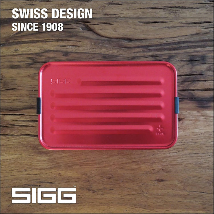 SIGG - Alu Lunchbox Plus - Brotdose Mit Unterteilung - Preisgekrönt - Spülmaschinenfest &amp; Mikrowelle