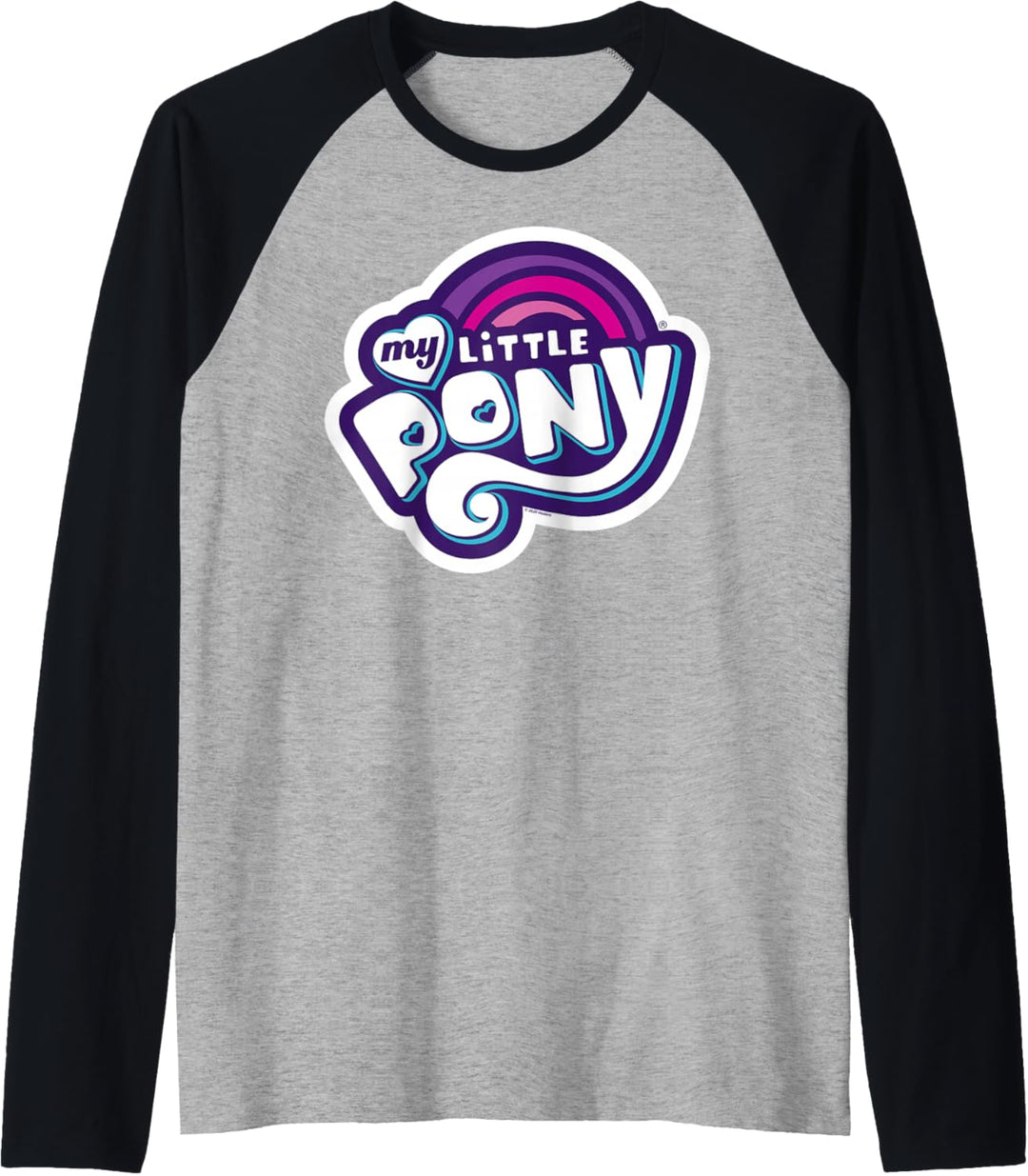 My Little Pony: Friendship Is Magic Classic Retro Logo Raglan