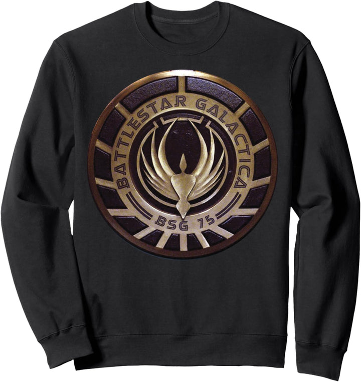 Battlestar Galactica Gold BSG 75 Emblem Sweatshirt