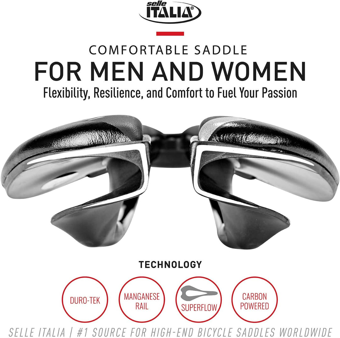 Selle Italia Unisex – Erwachsene Sp01 Boost Tm Superflow Sattel S Schwarz, S Schwarz