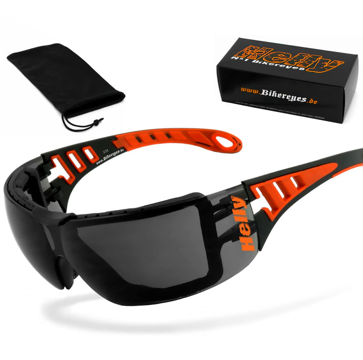 HELLY® - No.1 Bikereyes® | Motorradbrille, Motorrad-Sonnenbrille, Bikerbrille | beschlagfrei, winddi