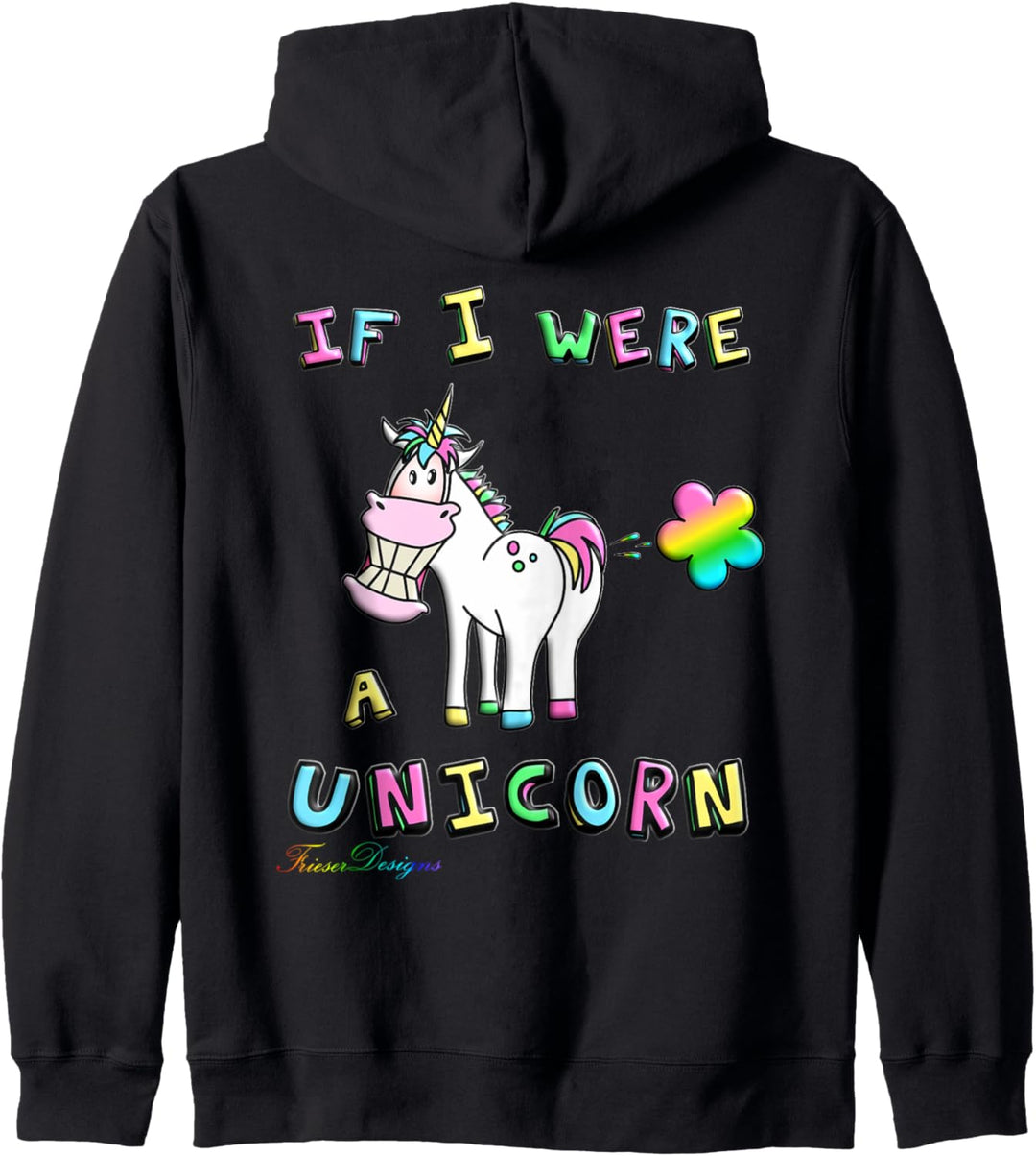 Pupsendes Einhorn verrücktes Pony ist etwas anders lustiges Kapuzenjacke