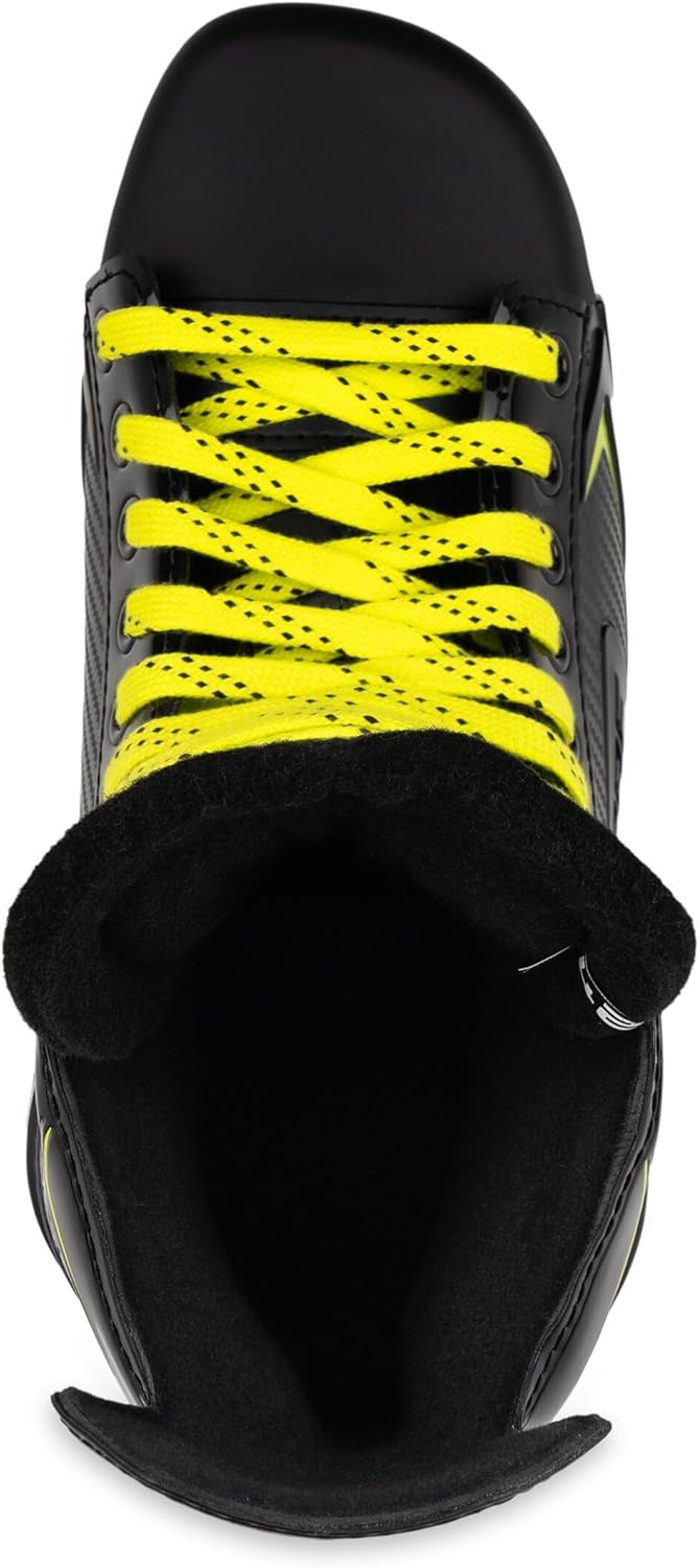 Graf Schlittschuhe G105X Schwarz Gelb Eishockey 37, 37