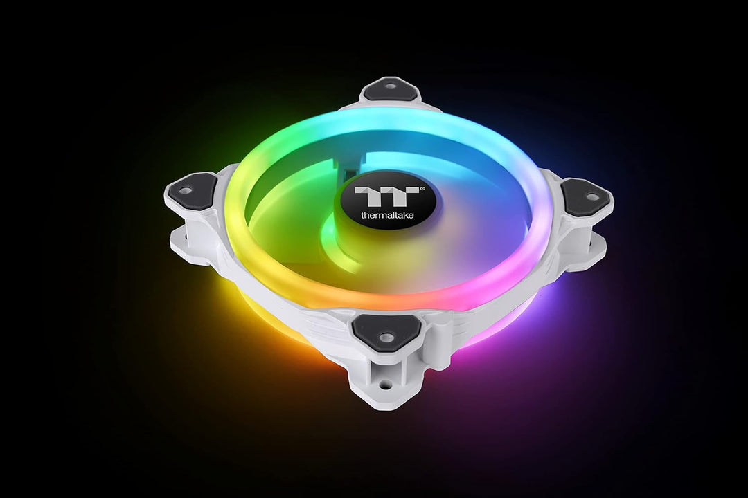Thermaltake Riing Trio 12 RGB Radiator Fan White 3 Pack