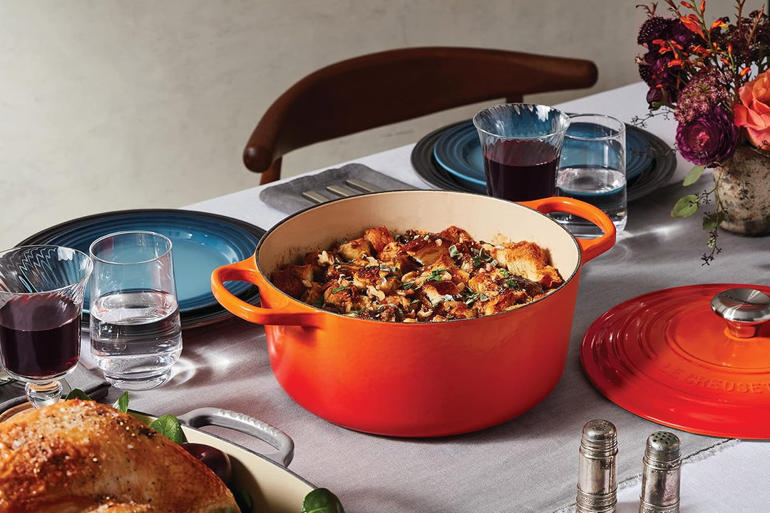 Le Creuset Signature Gusseisen-Bräter mit Deckel, Ø 26 cm, Rund, Für alle Herdarten und Induktion ge