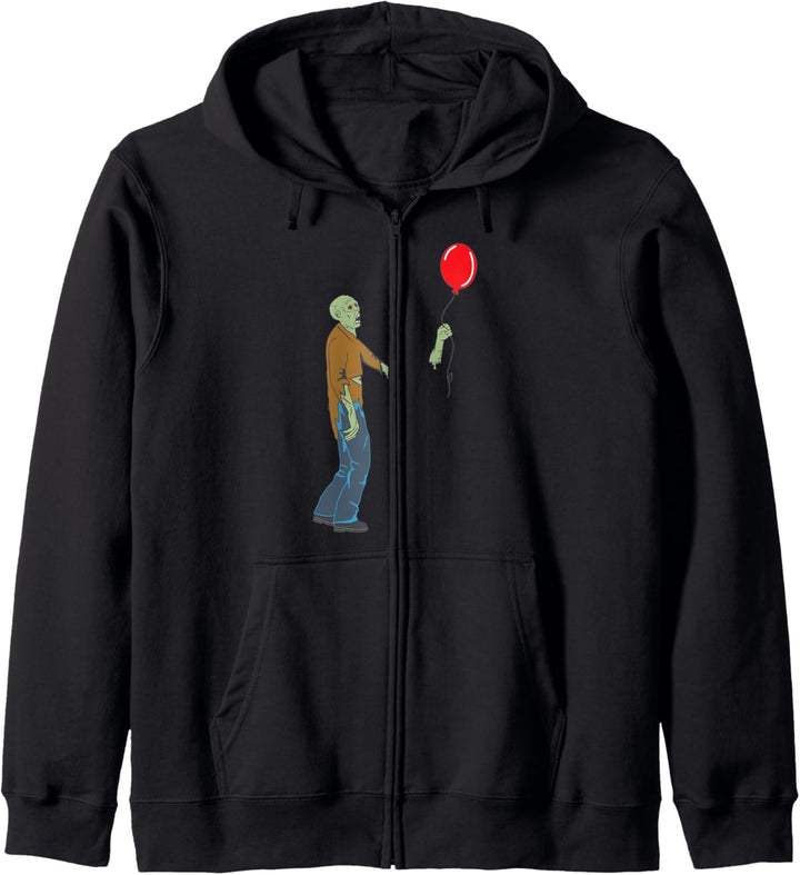 Zombie Ballon lustige Halloween Untote Kapuzenjacke