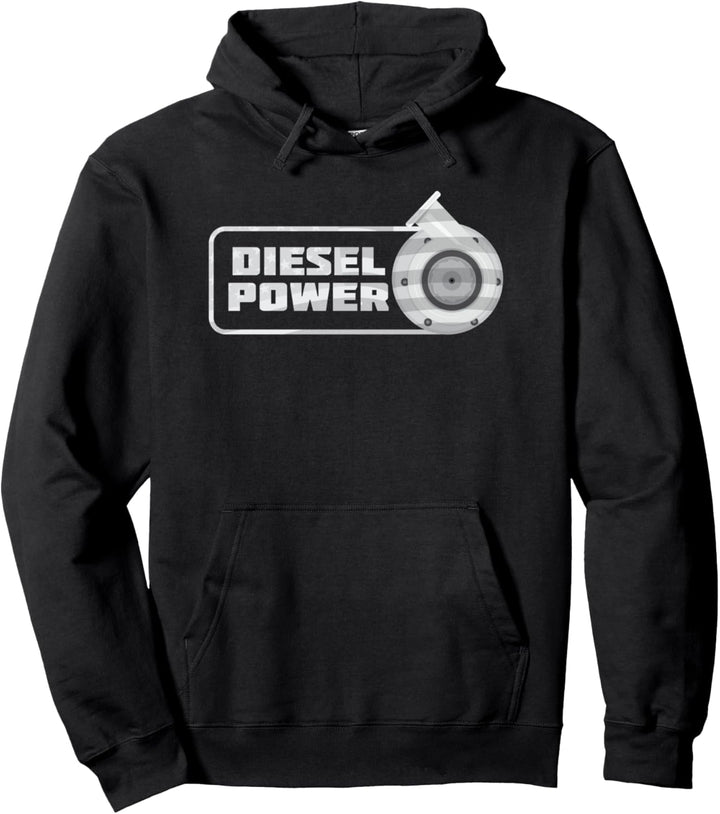 Diesel Power Turbo Turbocharger USA Flag Pullover Hoodie