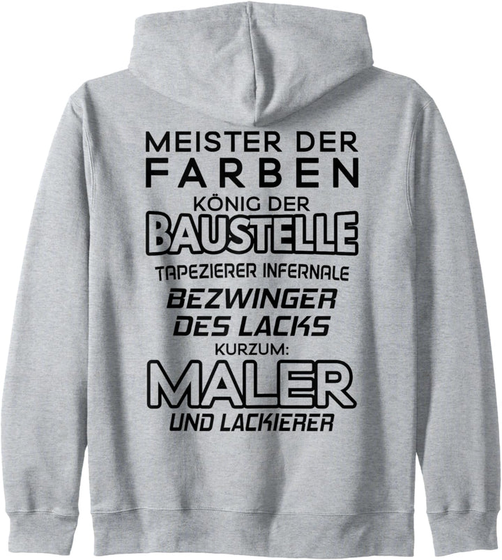 Meister Der Farben Maler und Lackierer Kapuzenjacke