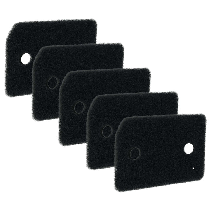 vhbw 5x Sockelfilter kompatibel mit Miele TWB140WP, TSF663WP, TWE520WP, TSJ663WP, TSD443WP, TWD360WP