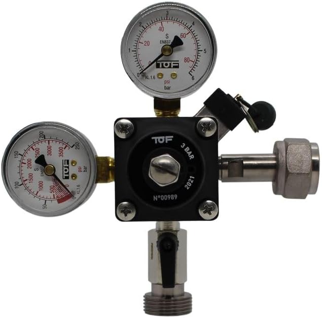Zapfanlage Trockenkühler Edelstahl 30l/h Komplettset 500g Co², Uhr, Schläuche Keg