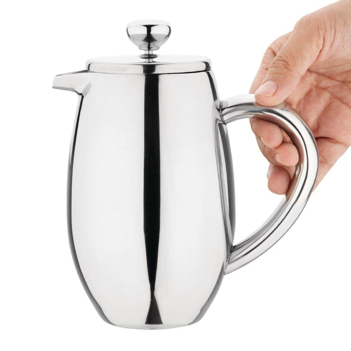 Olympia Cafetiere Insulated St/St - 3 Cup 350ml, Silber