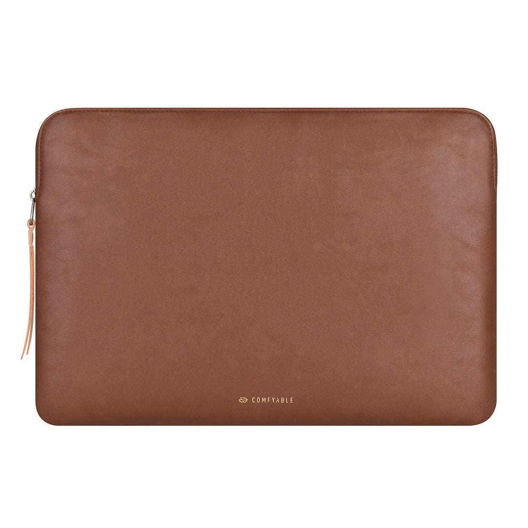 Comfyable Laptophülle aus Leder Kompatibel mit 16 Zoll MacBook Pro M3 M2 Pro/Max 2023 & M1 2021-2019