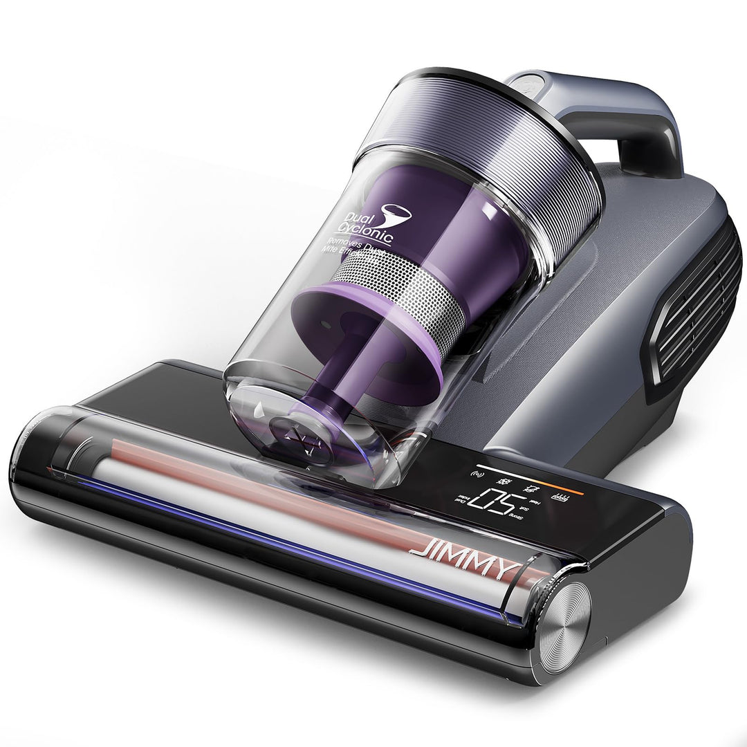 Jimmy BX8 Milbensauger für Matratzen mit UV-Licht &amp; 65℃ Heissluft | Staubsensor, Negativ-Ionen-Funkt
