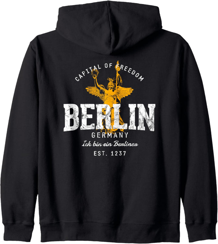 Deutschland Urlaub Souvenir Vintage Berlin Kapuzenjacke