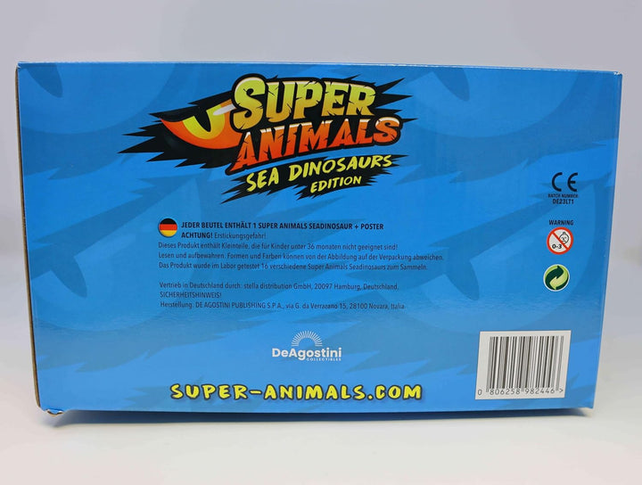 Generisch DeAgostini Super Animals Figur - Sea Dinosaurs Edition - Sammelfigur Sea Dino - 3 Tüten