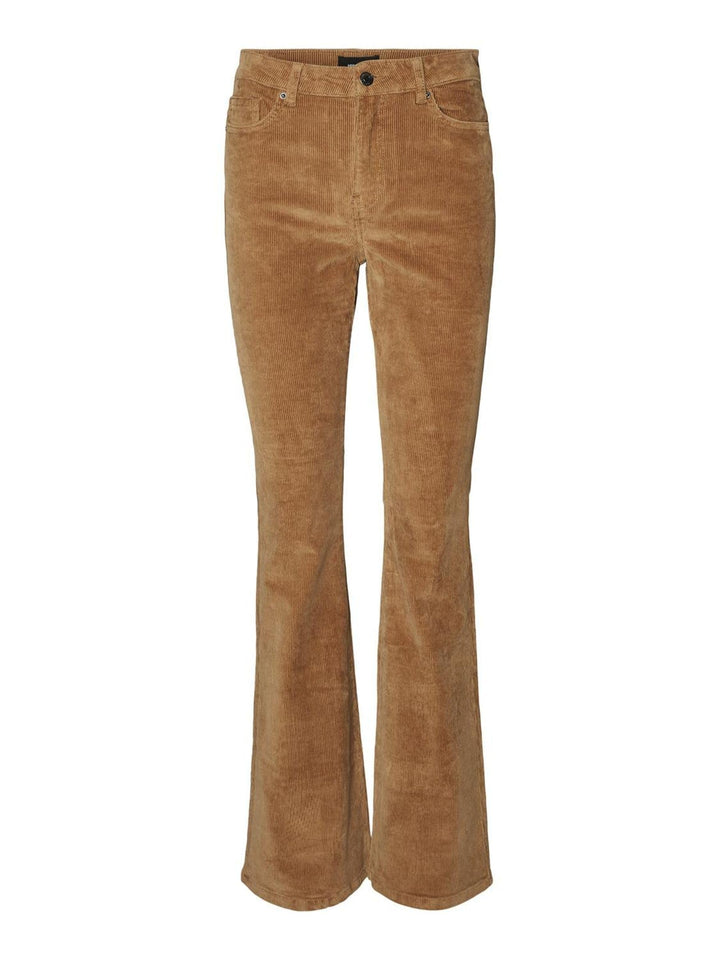 VERO MODA Female Hose VMSIGA Hohe Taille Hose L Braun / Tobacco Brown, L Braun / Tobacco Brown