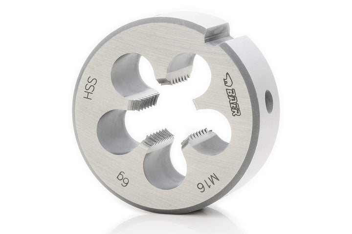 BAER Gewindeschneider M10 HSS Schneideisen - M 10 x 1,5 - Gewindeschneideisen metrisch Regelgewinde