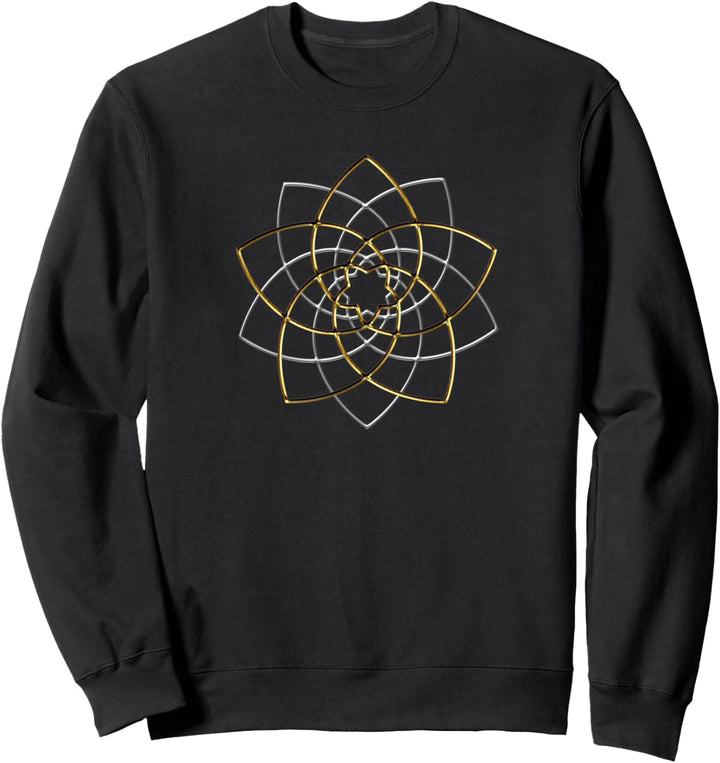 Venus Blume, Goldener Schnitt, Spiritualität, Yoga, Weltraum Sweatshirt