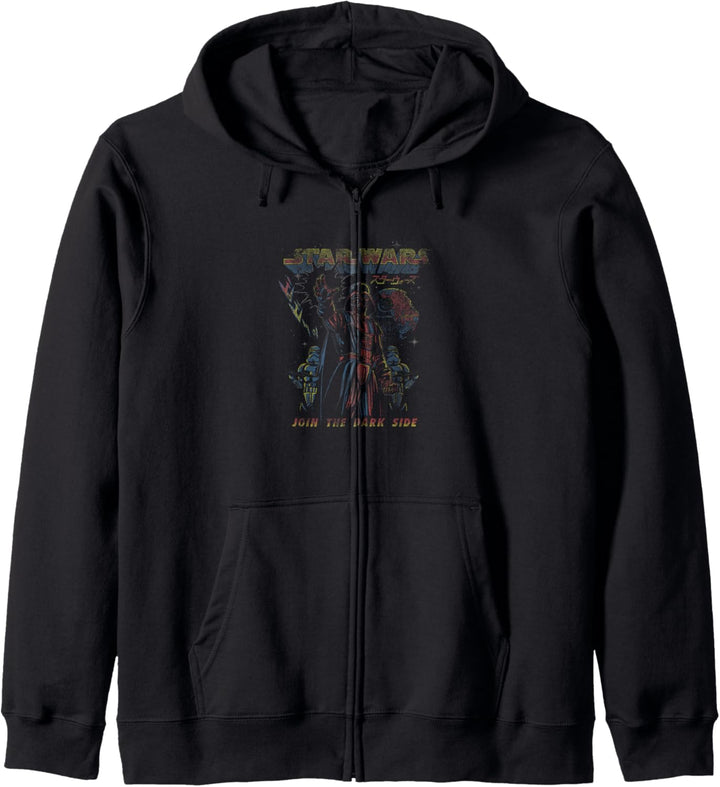Star Wars Darth Vadar Storm Trooper Kanji Join The Dark Side Kapuzenjacke