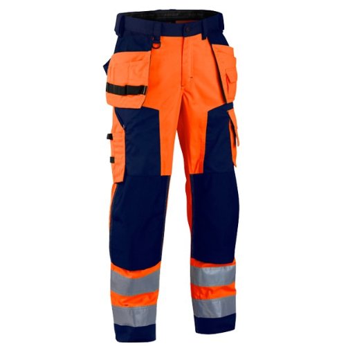 Blakläder High-Vis-Bundhose "Winter Softshell" Klasse 2, 1 Stück, C52, rot / schwarz, 156725175599C5