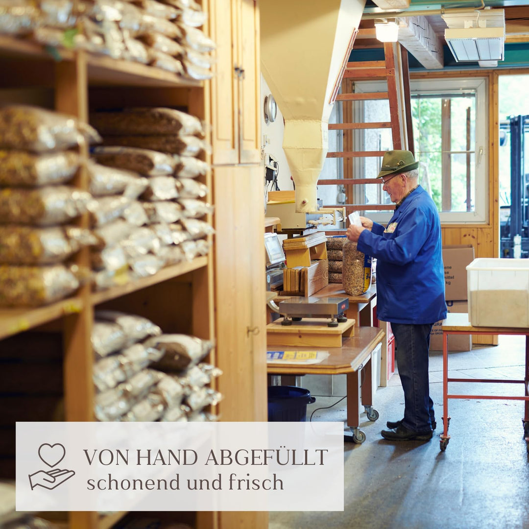 Leimüller Taubenfutter Sämereien Mix 25 kg - Artgerechtes Futter ohne GVO und Staub