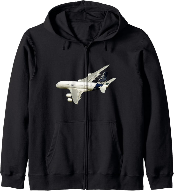 Passagierflugzeug A380, Airline, Jet, Flugzeug Kapuzenjacke