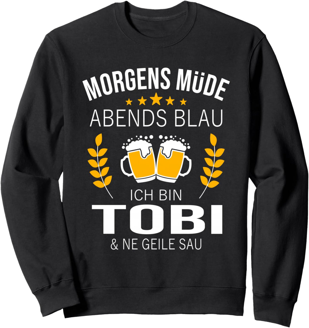 Tobi Name Geschenk-Idee Geburtstag Lustiger Spruch Tobias Sweatshirt