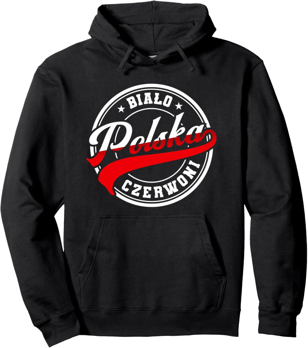 Polen Polska auf polnisch bialo czerwoni Geschenk Pullover Hoodie