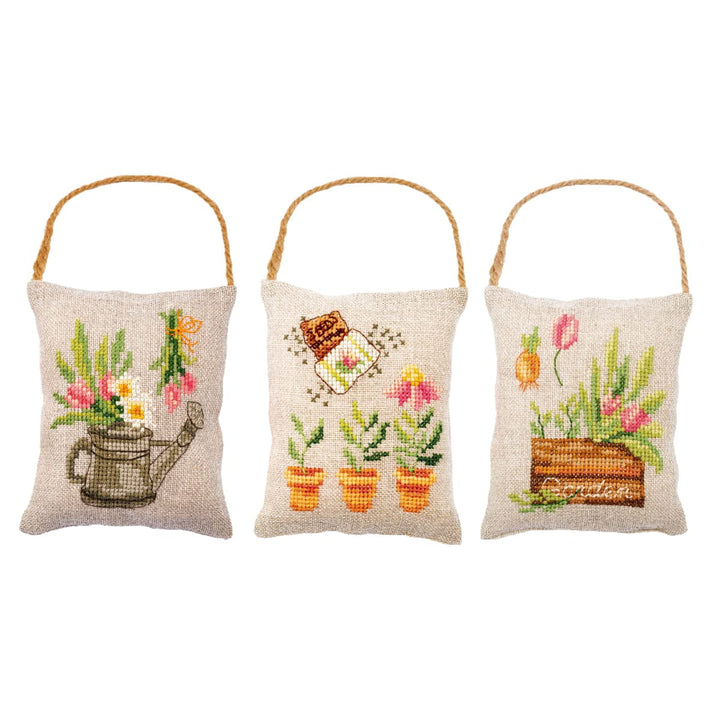 Deko-Set für Gartenkissen, 3 Stück