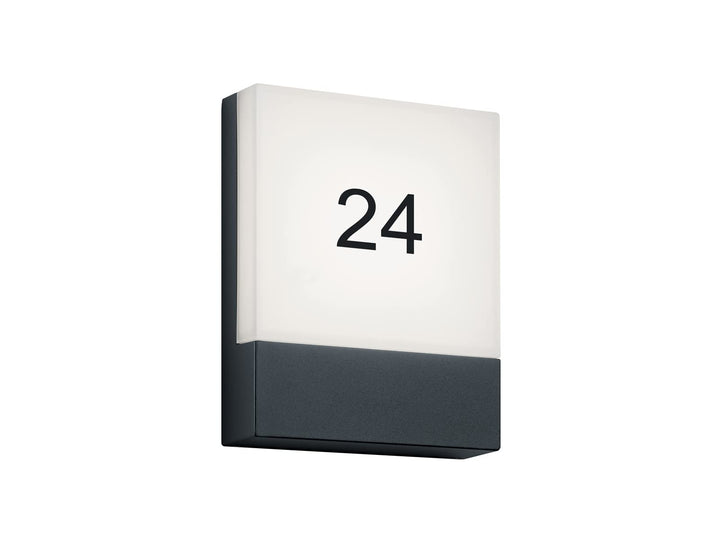 Trio Leuchten LED Aussen Wandleuchte 227760142 Pecos, Aluminium anthrazit, 6 Watt LED N.a., N.a.