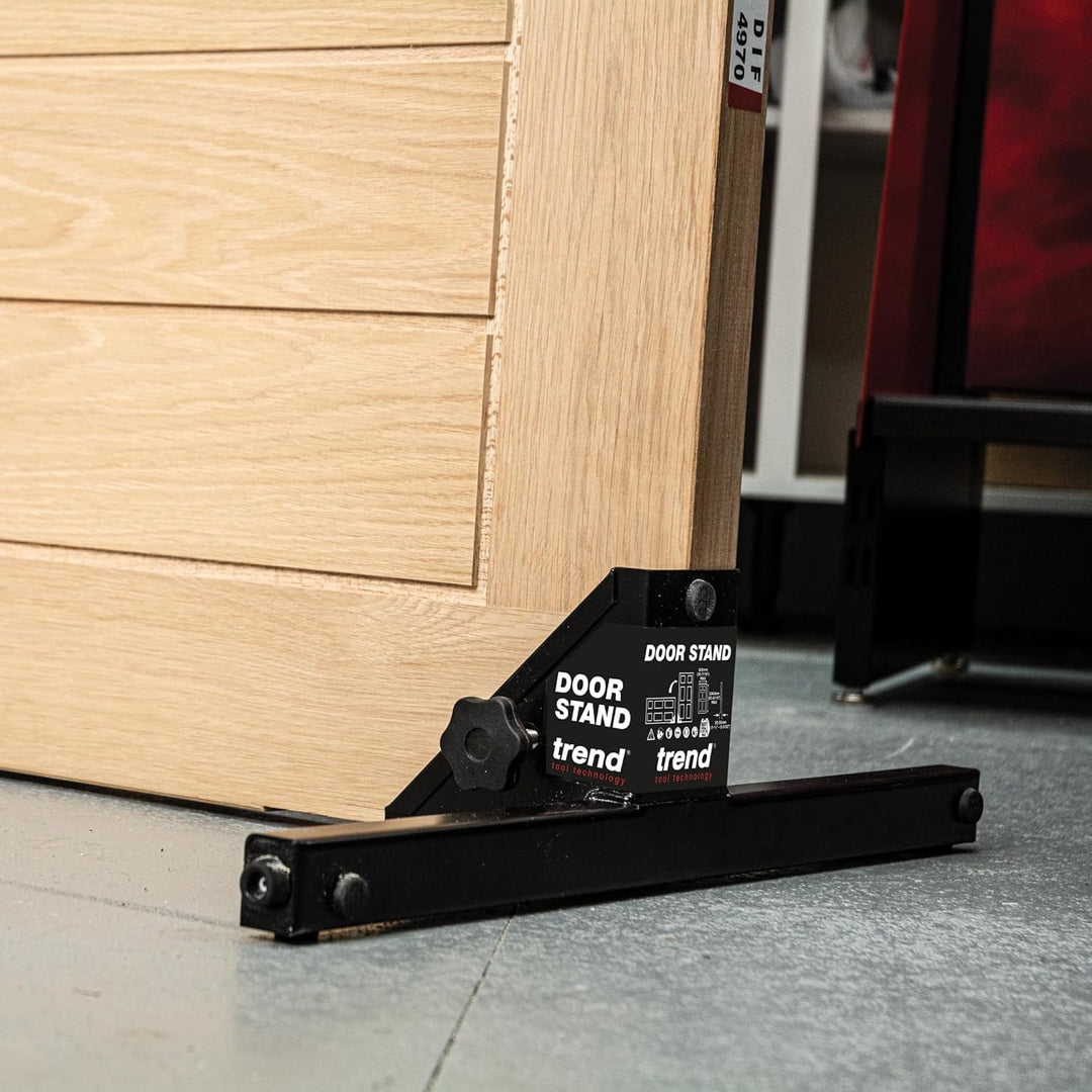 Trend Türständer - Sichert Türen vertikal oder horizontal, D/STAND/A Schwarz Einzelbett, Schwarz Ein