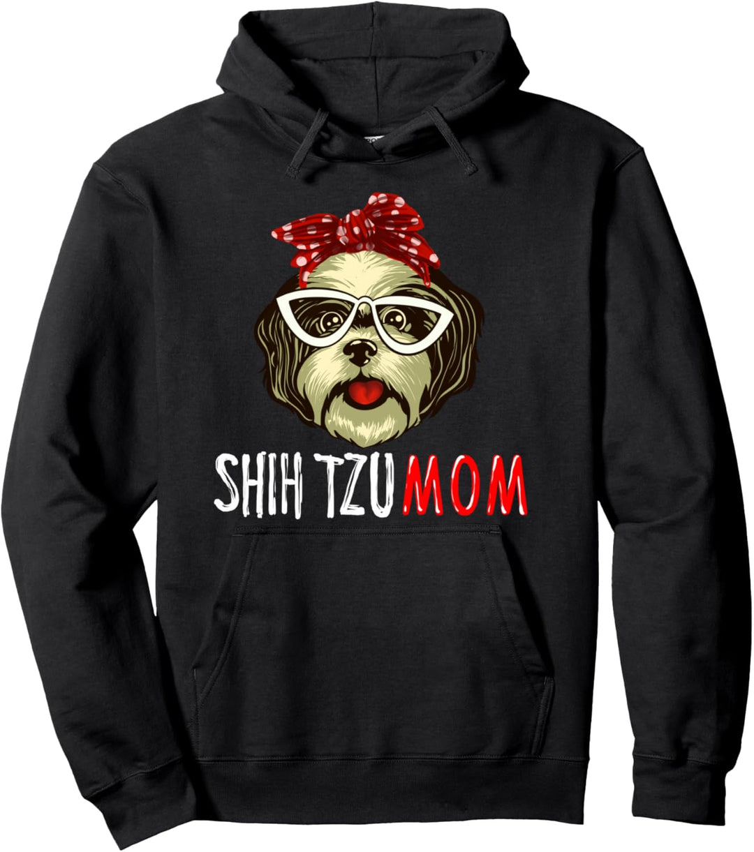 Shih Tzu Mom Geschenk für Damen Shih Tzu Hund Pullover Hoodie