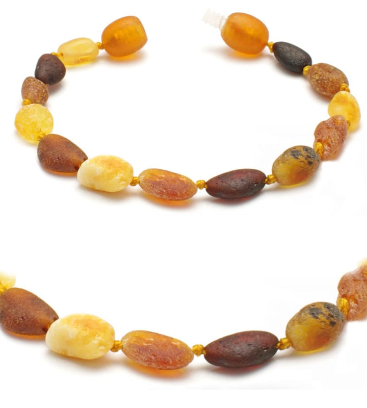 Bernstein kette - Heilsteinkette - echt Bernstein Schmuck - Halskette als Geschenk für Damen & Herre