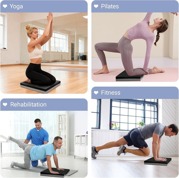Balance Pad 2er-Sets, 40x33cm Balancekissen Rutschfest, Balance Pad Pferd für Gleichgewicht, Stabili