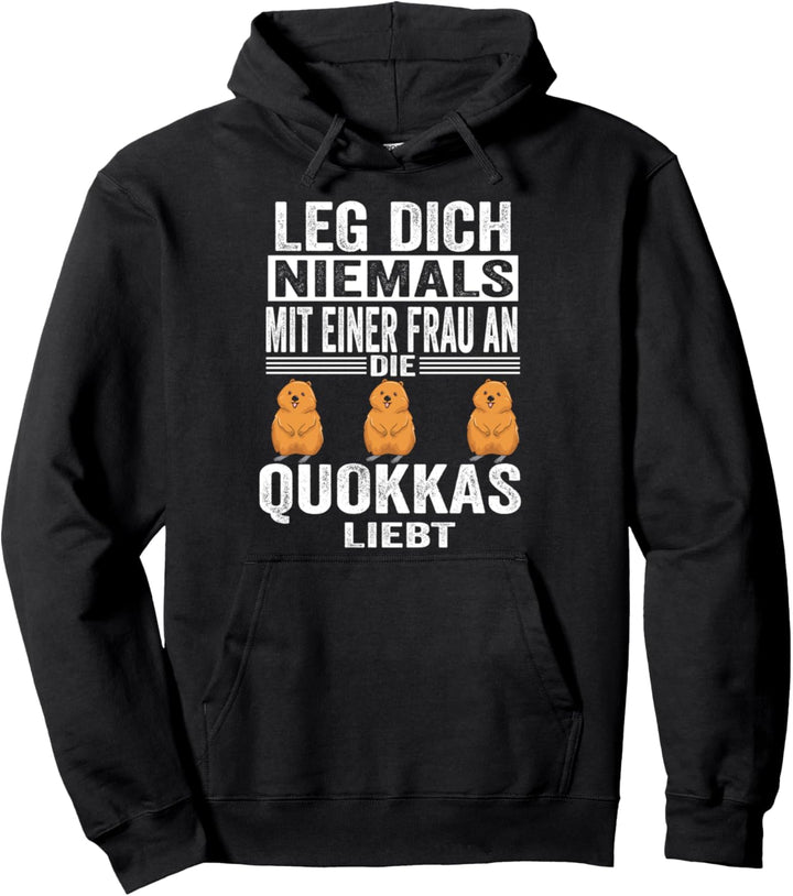 Quokka Kurzschwanzkänguru Australien Pullover Hoodie