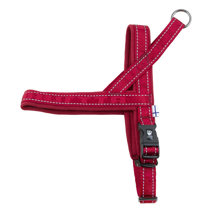 Hurtta Casual Padded Dog Harness, Lingon, 14 in Lingon 12-14", Lingon 12-14"