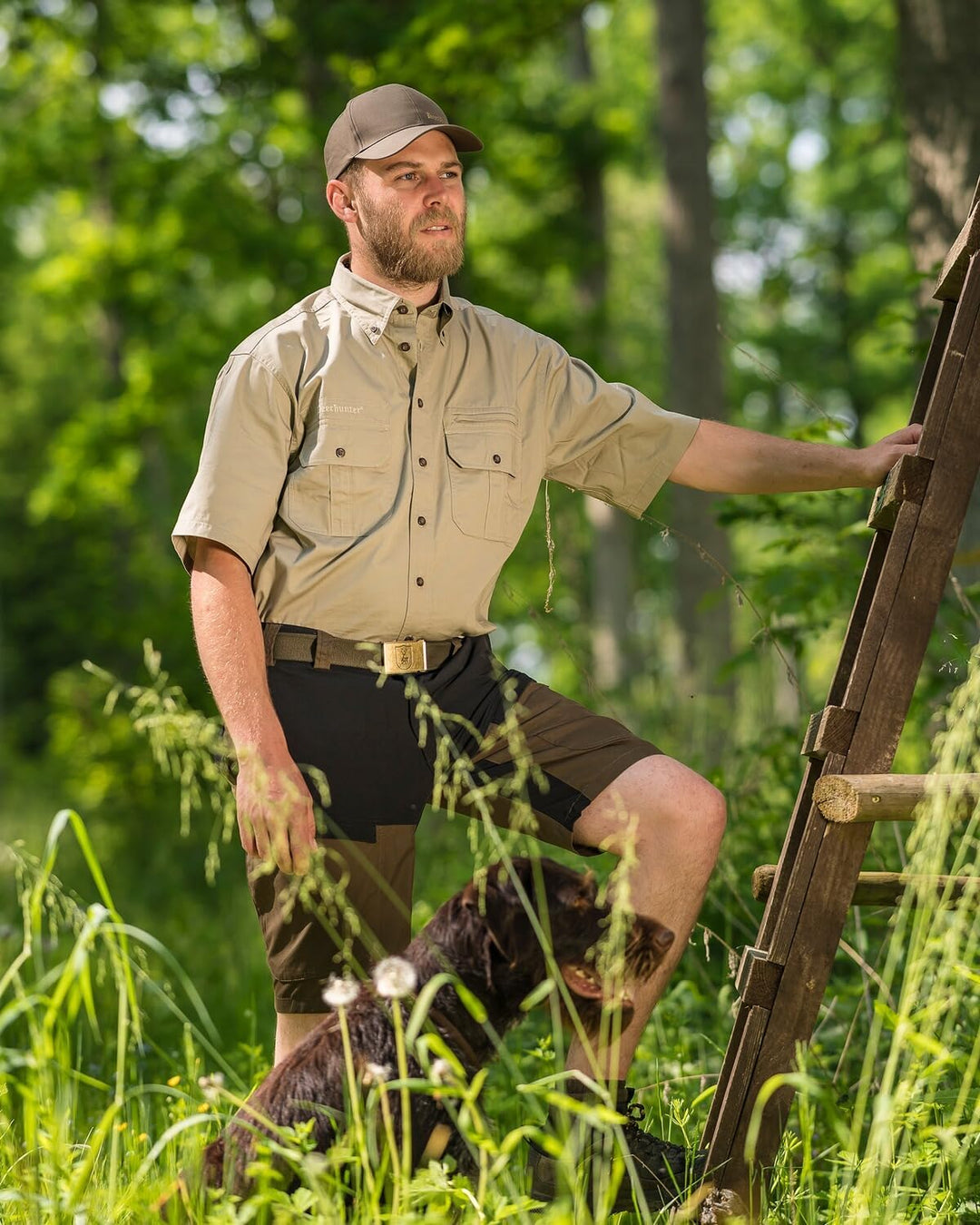 Deerhunter Streik Shorts - Fallen Leaf C46 Braun, C46 Braun