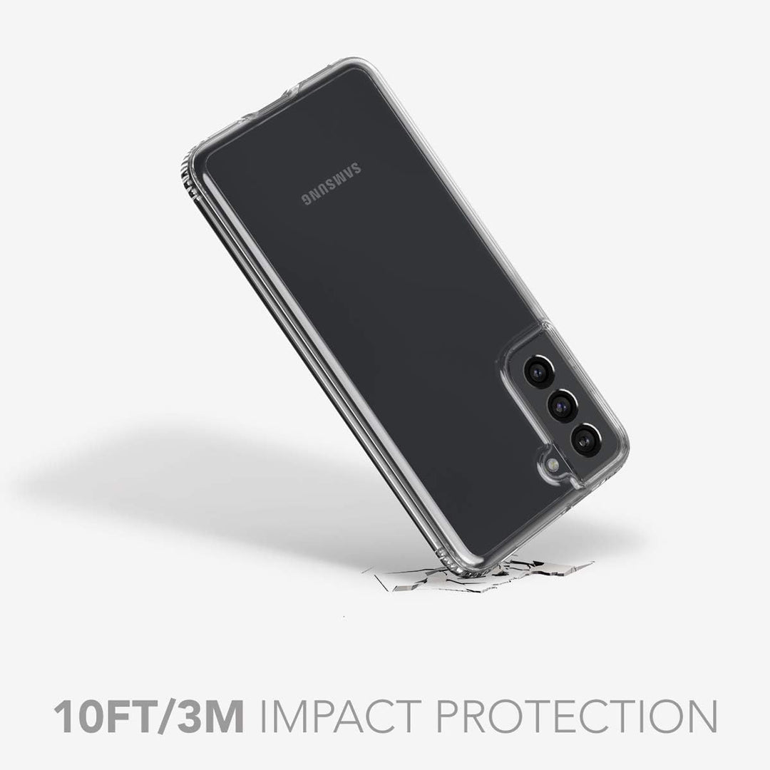tech21 EvoClear Schutzhülle für Samsung S21 Ultra 5G, 3,6 m, Fallschutz farblos Galaxy S21 Ultra 5G,
