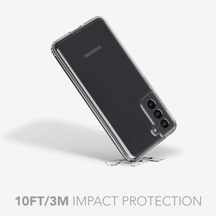 tech21 EvoClear Schutzhülle für Samsung S21 Ultra 5G, 3,6 m, Fallschutz farblos Galaxy S21 Ultra 5G,
