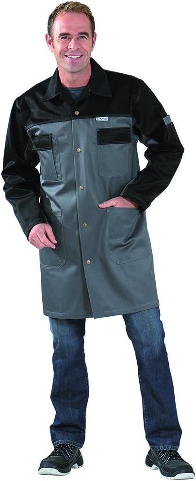 Grösse 56 Herren Planam Tristep Berufsmantel grau schwarz Modell 1244