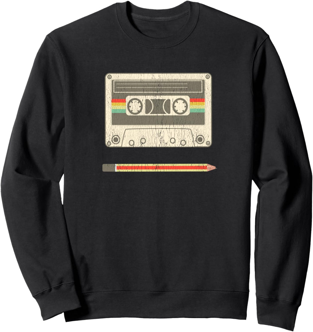 Kassette shirt, 80s, 90s Cassette, Audio Tape, Vintage Sweatshirt