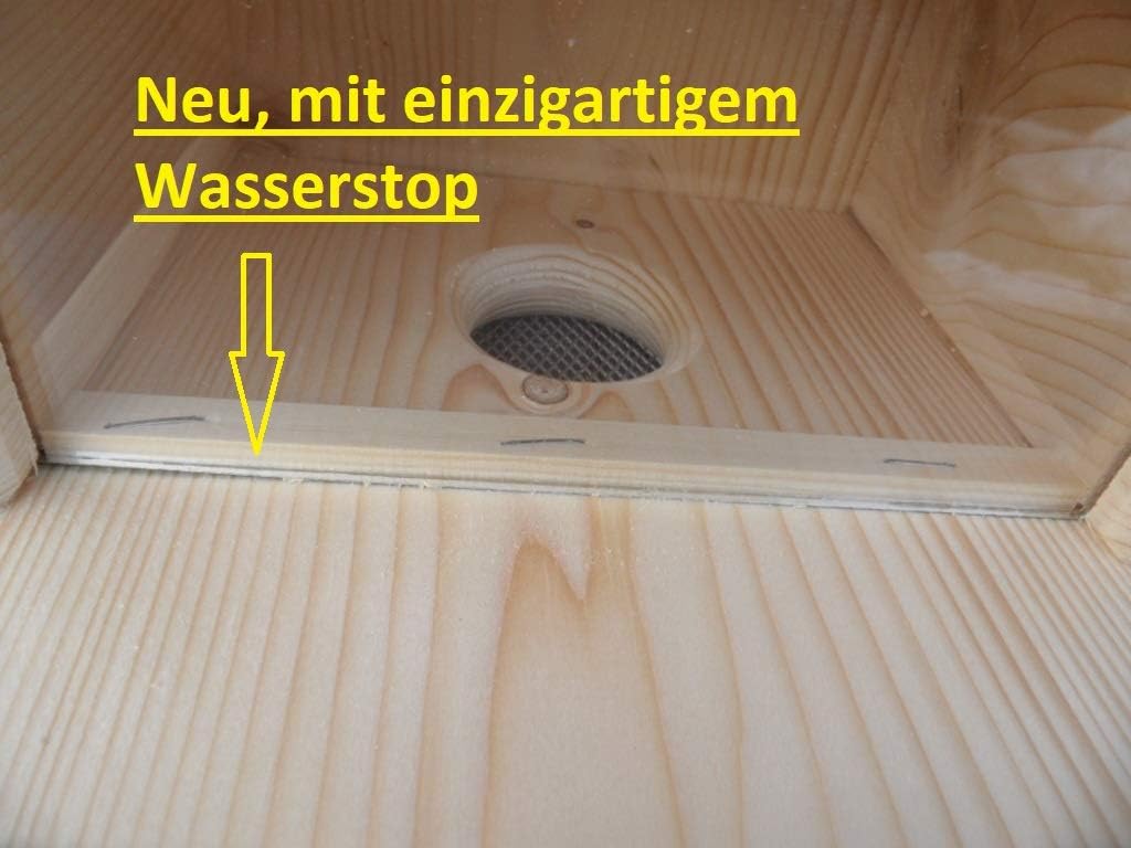 XXXL Echhörnchen Kobel/Futterhaus aus hochwertigem Vollholz, hochwertig Imprägniert, deutsches Quali