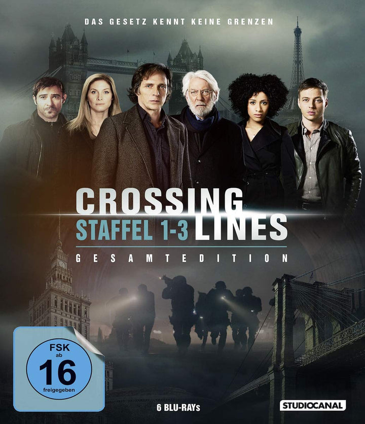Crossing Lines - Staffel 1-3 - Gesamtedition [Blu-ray], Blu-ray