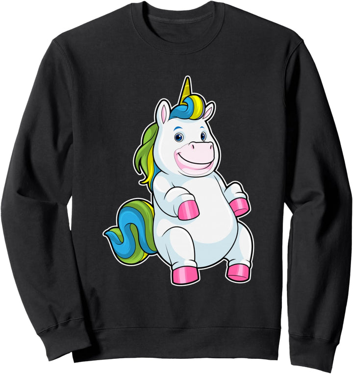 Dickes Einhorn Sweatshirt