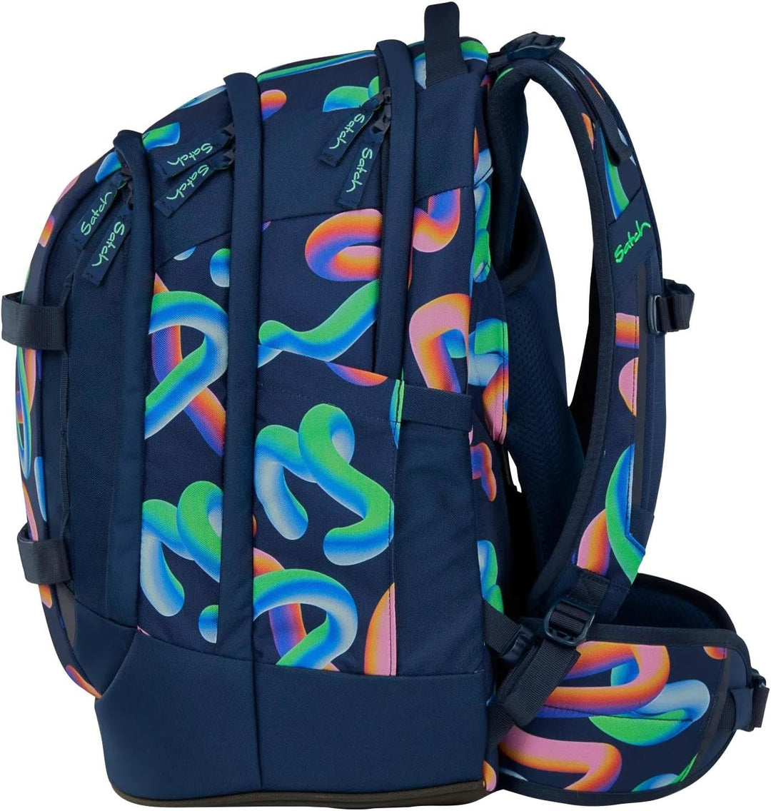Satch Pack ab 5. Klasse ergonomisch 30L Stauraum standfest Organisationstalent Einheitsgrösse Crazy