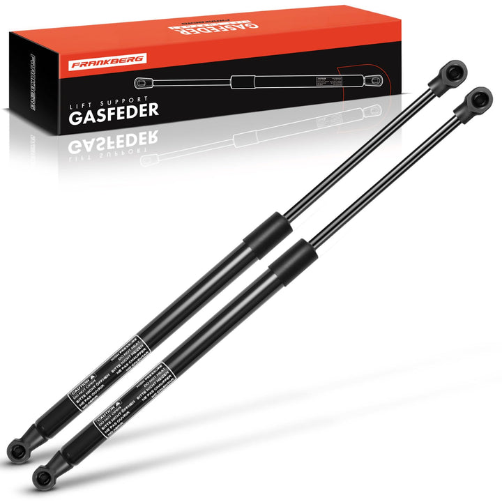 Frankberg 2x Universal Gasfeder Gasdruckdämpfer Gasdruckfeder Dämpfer 600N 528MM 200MM Schwarz Metal